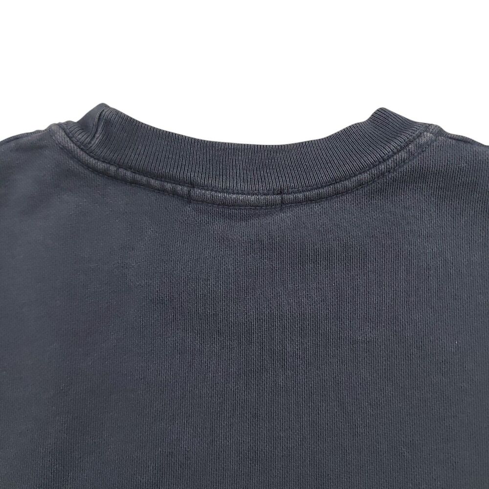 Madhappy Sweatshirt Womens Small Blue Cotton Embroidered Logo Crewneck Pullover - Picture 6 of 11